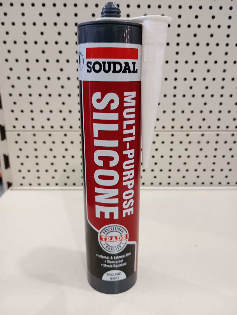 Soudal Multi-Purpose Silicone Brilliant White 270ml